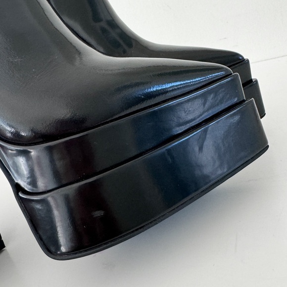 🏷️ SOLD • BROWNS • B2 Bowden Platform Boots in Black • 5 - Picture 10 of 16